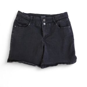 High Rise Silver Crush Shorts